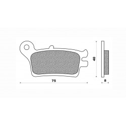 Τακάκια Daytona 36628 (FA153)(FD137)